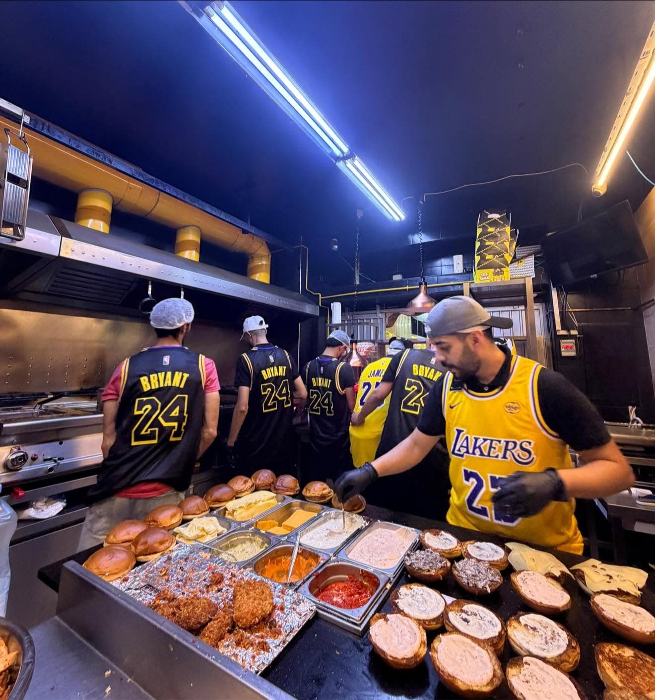 Lab Station kitchen team during service