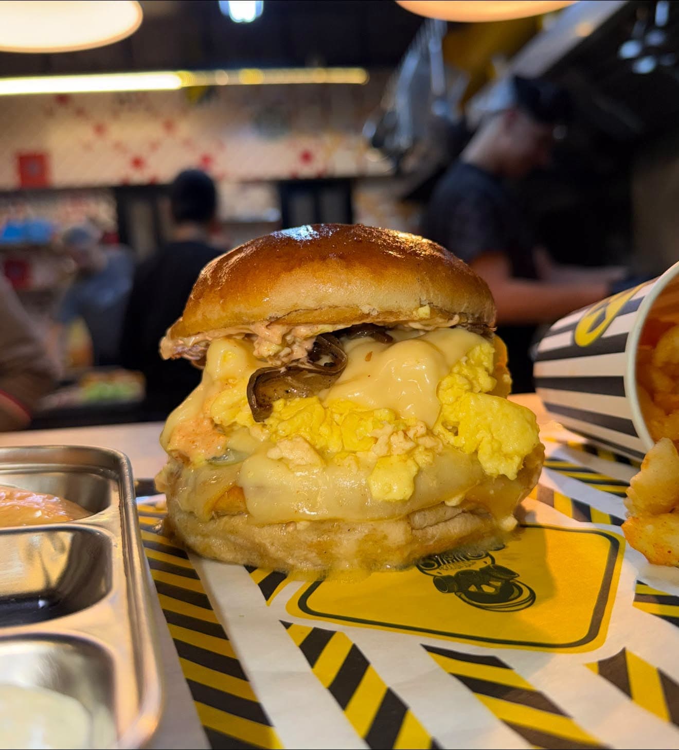 Loaded Lab Station burger